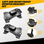 Jecoupoon Front Bumper Bracket Set Compatible with F series 150 2009-2014