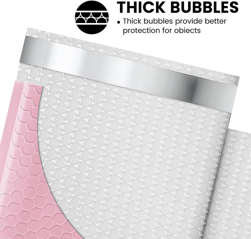 Bubble Mailers 6x10 Inch 500 Pack Padded Envelopes Usable Size 6x9"