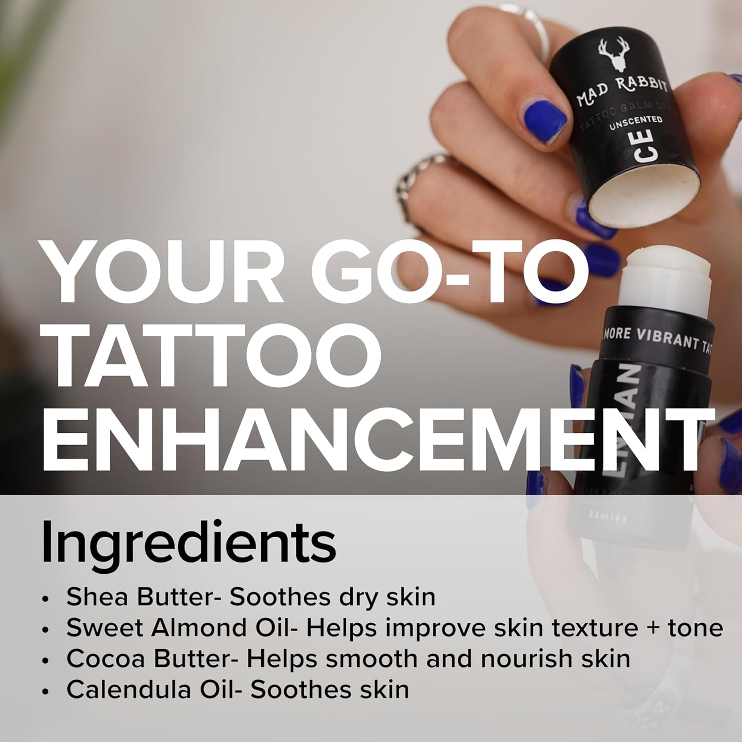 Enhance Tattoo Balm Stick, Tattoo Aftercare, 3 Pack