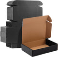 100 Pcs 12 x 9 x 3 Inches Shipping Boxes, Black