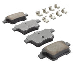QUALITY-BUILT Premium Ceramic Rear Brake Pads w/Hardware BP1071C