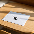 Black Round Stickers Roll 1.5 Inch Vinyl Dot Labels 1000 PCS