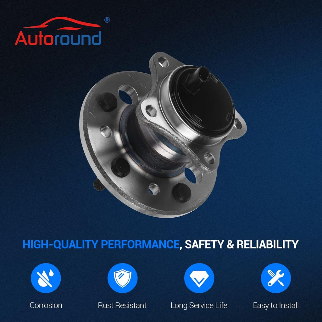 Autoround 512207 Rear Right Wheel Hub Assembly Fit for Toyota Camry 02-11