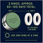 Refillable Car Vent Air Freshener Clip, Metal Magnetic Diffuser, Replaceable Solid Scent Rings