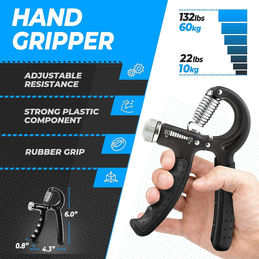 Grip Strength Trainer (5 Pack), Complete Hand Strengthening Devices