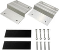 Aluminum Ramp Top Kit 2 Pack Turns 2x8 Boards into Utility Loading Ramps 1400 lb Capacity with Non‑Skid Surface and