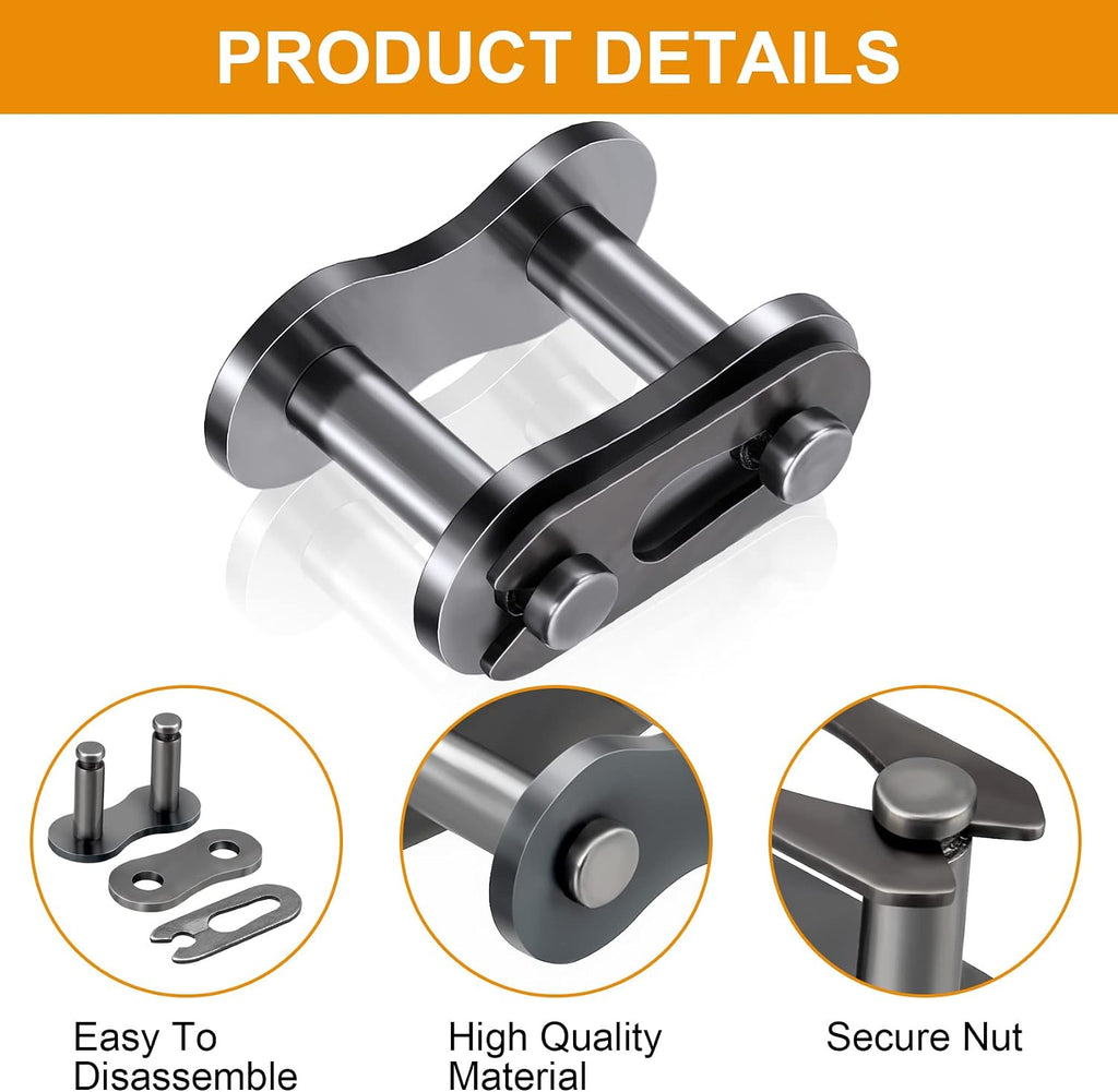 PAGOW 30pcs 25 Chain Master Link Roller, Master Connector Link