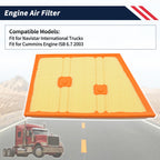 Engine Air Filter Compatible with Navistar International Trucks