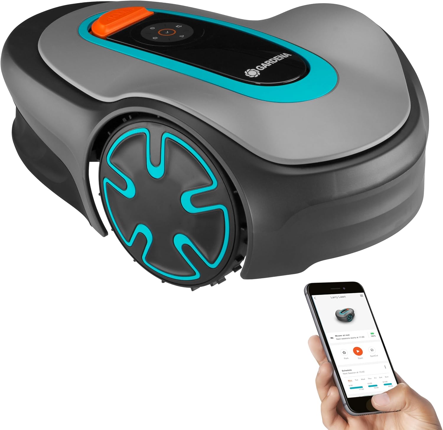 15201-20 SILENO Minimo - Automatic Robotic Lawn Mower with Bluetooth app, Boundary Wire