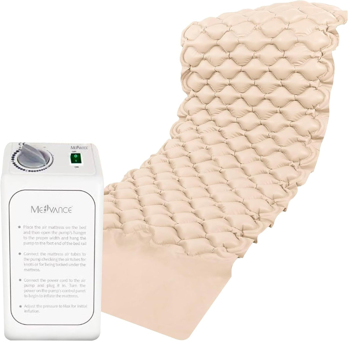 Premium Alternating Air Pressure Mattress Pad with Quiet Pump