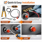 Switch, Start Stop Switch Keyless Push Button for Marine Boat Yatch Outboard Engine