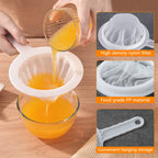 Kitchen Ultra-Fine Nylon Mesh Strainer 5.51 Inch (100 mesh)
