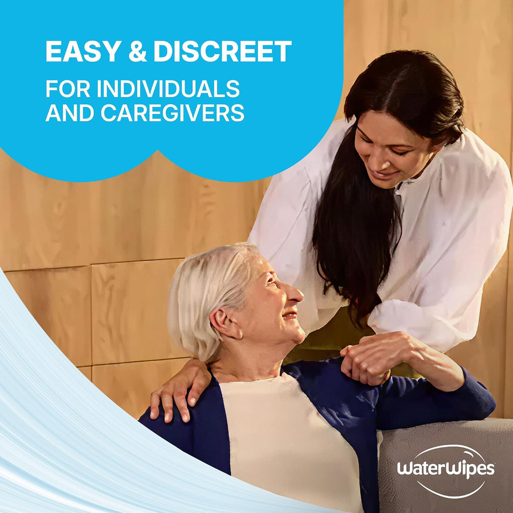 Sensitive Whole Body Cleansing Wipes, 99.9% Purified Water, XL Textured Wipes, Incontinence Care, Fragrance Free, 90