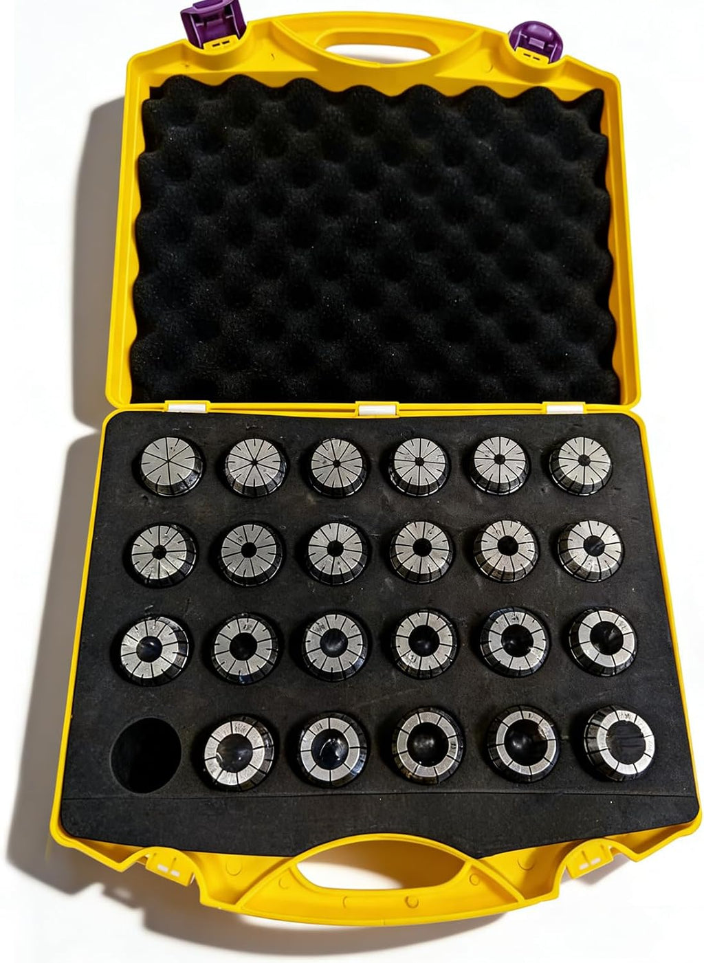 ER40 Collet Set 23 PCS, 1/8"-1" Precision Spring Collets