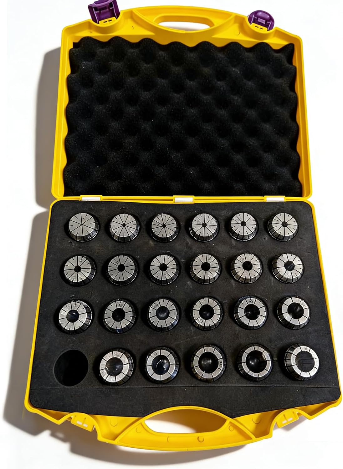 ER40 Collet Set 23 PCS, 1/8"-1" Precision Spring Collets