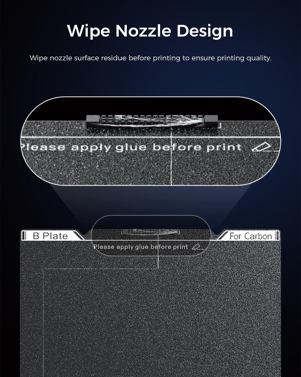 Official K1C Build Plate, 235x235mm Textured Surface PEI Sheet Magnetic Flexible Spring Steel Bed Plate for 3D