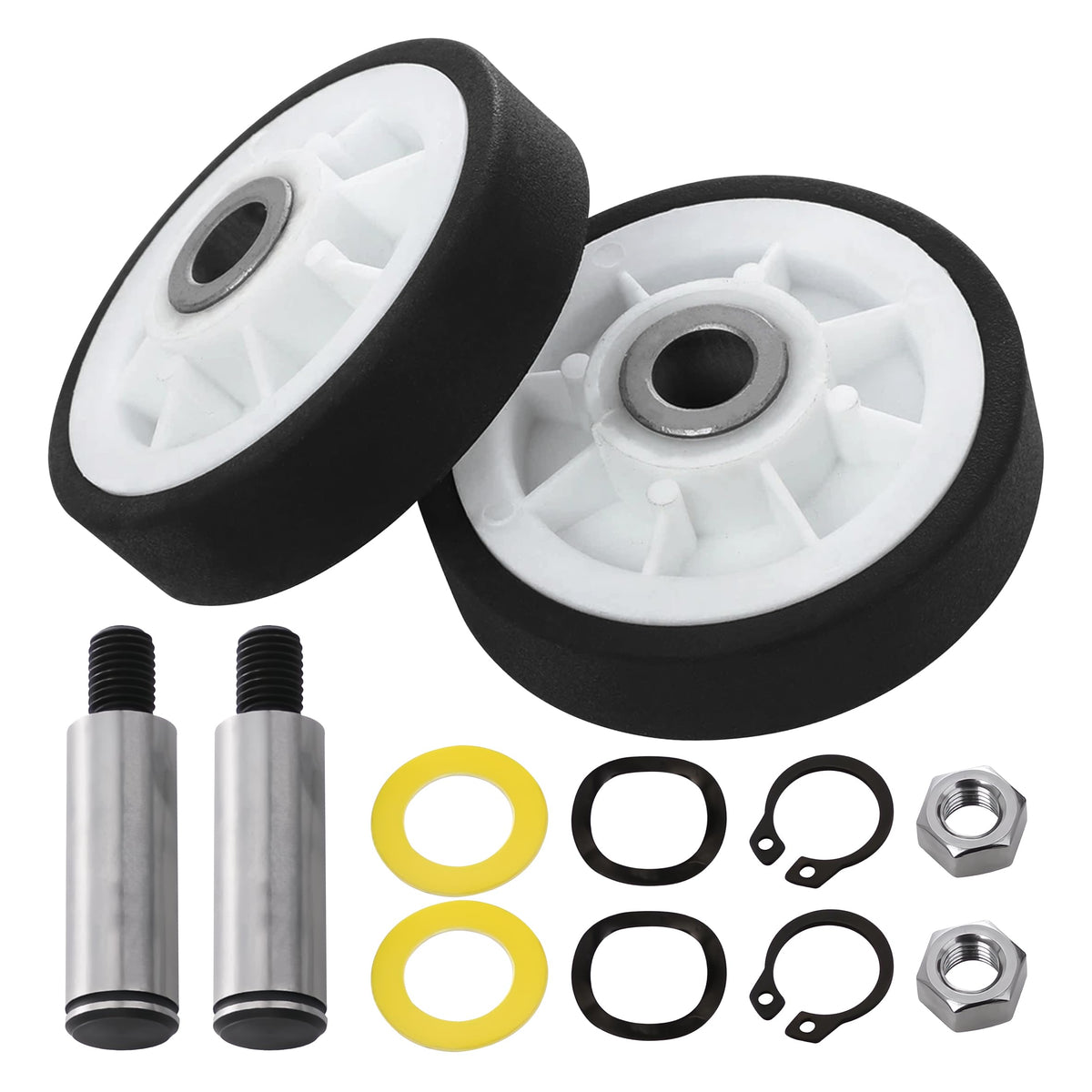 Dryer Roller Kit for Maytag MHW2000AWW (2-Pack)