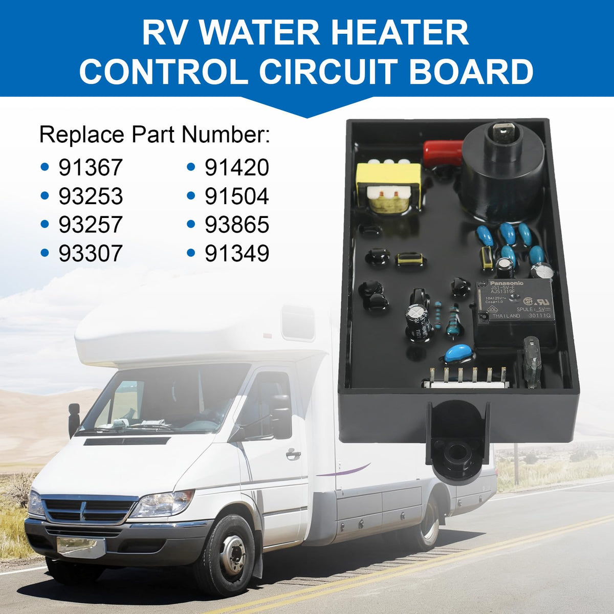 PRORONRA 91367 RV Water Heater PC Ignition Control Board for Atwood