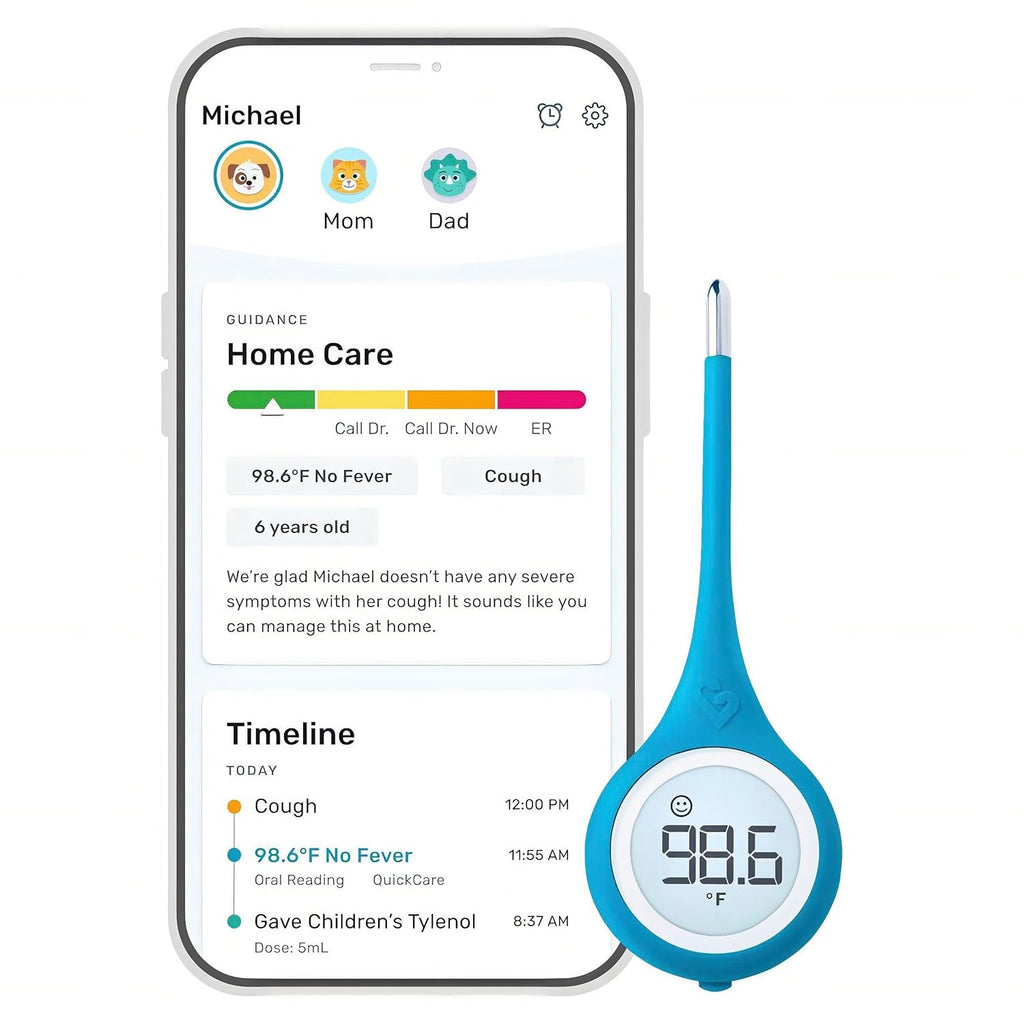 QuickCare Smart Digital Thermometer, FDA Cleared