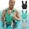 Neoprene Water Baby Carrier Newborn to Toddler, Ergonomic Waterproof Infant Chest Holder with Adjustable Straps