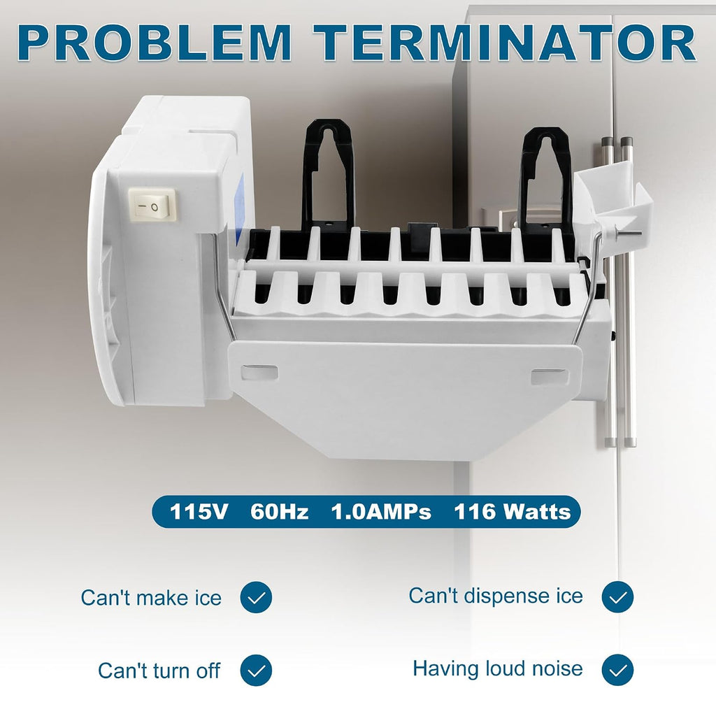 TOMOON WR30X10012 WR30X10093 Ice Maker Kit for G.E Hot.Point Ken.More