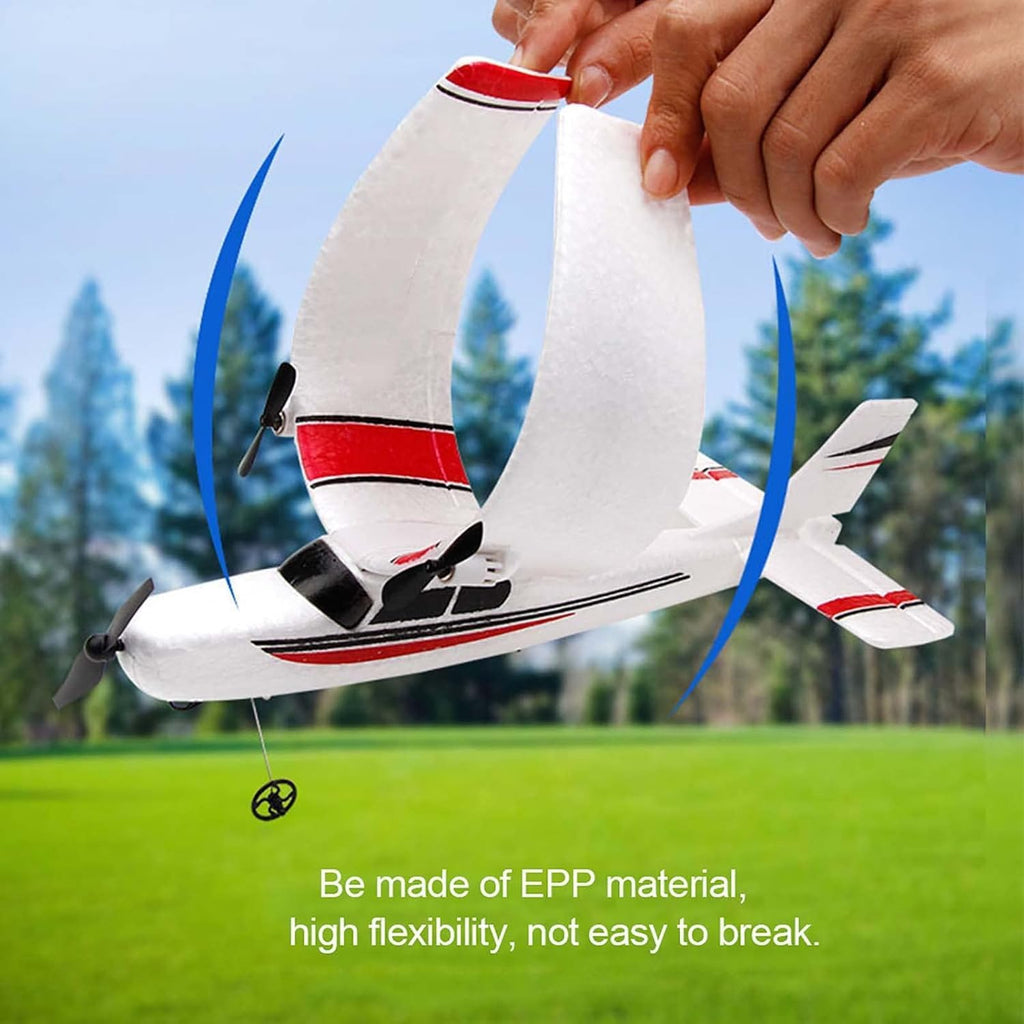 RC Plane, 2.4GHz 2 Channel Remote Control Airplane, EPP Foam Airplane Glider, Easy to Fly RC Aircraft for Beginners