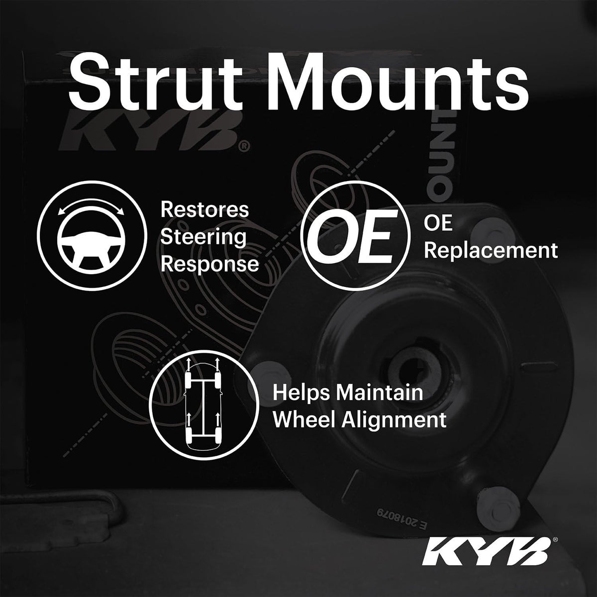 KYB SM5965 Mount Components Strut Mount and Bearing