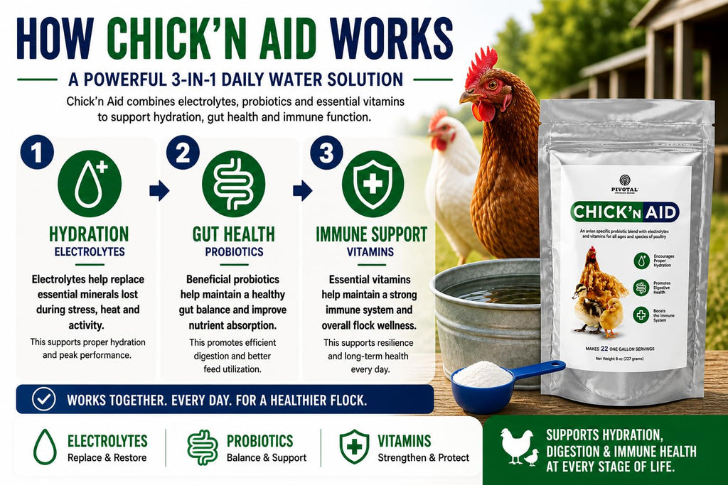 Feeds Chick'n Aid Poultry Supplement 8 oz