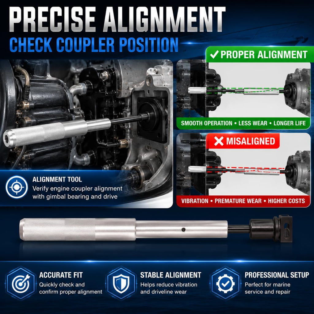 Fumrtcy Gimbal Bearing Puller & Alignment Tool for MerCruiser Sterndrives