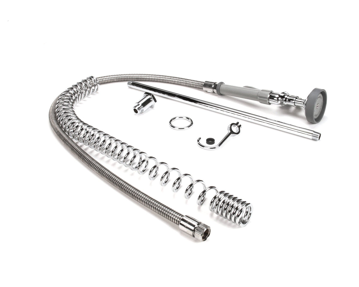 T&S Brass B-0133-LB Pre-Rinse Spring Action with Riser, Hose and Spray Valve