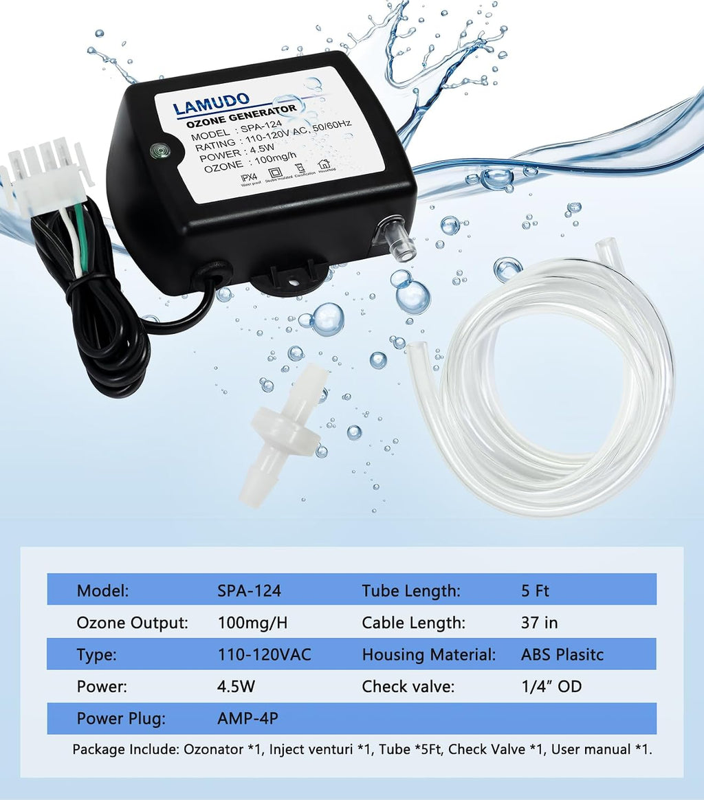 Ozone Generator for Hot Tub and Cold Plunge