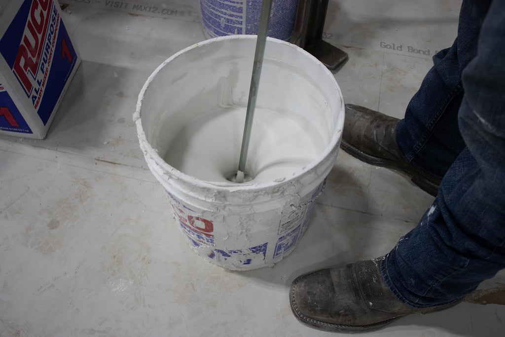 USG Sheetrock 30" Drywall Mud Mixer, Heavy-Gauge Steel Joint Compound Mixing Paddle, Tri-Fold Blade Design