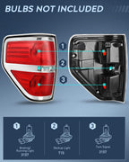 Taillight Assembly for 2009-2014 Ford F150 Driver Side