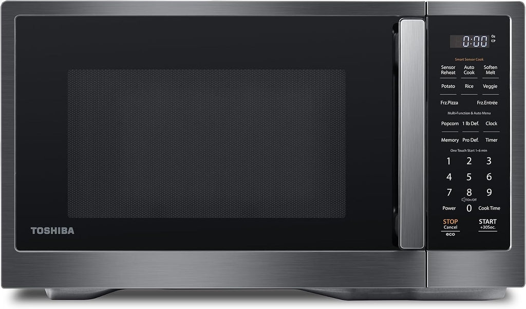 Countertop Microwave Oven with Smart Sensor, 1.2 Cu.Ft, 1000W | 13 Auto Menus, Mute Function, 12.4" Turntable