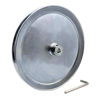 Saelno AB1000-1/2 Single Groove Web Sheaves, v Belt Pulley 1/2" bore 10" OD,Motor Pulley Carbon Steel for A B 5L 4L V-Belts