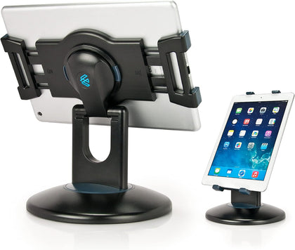Tablet Kiosk Stand, 360° Rotating Commercial Tablet Stand, Retail Kiosk, 6"-13" (Screens) Adapter Universal Holder