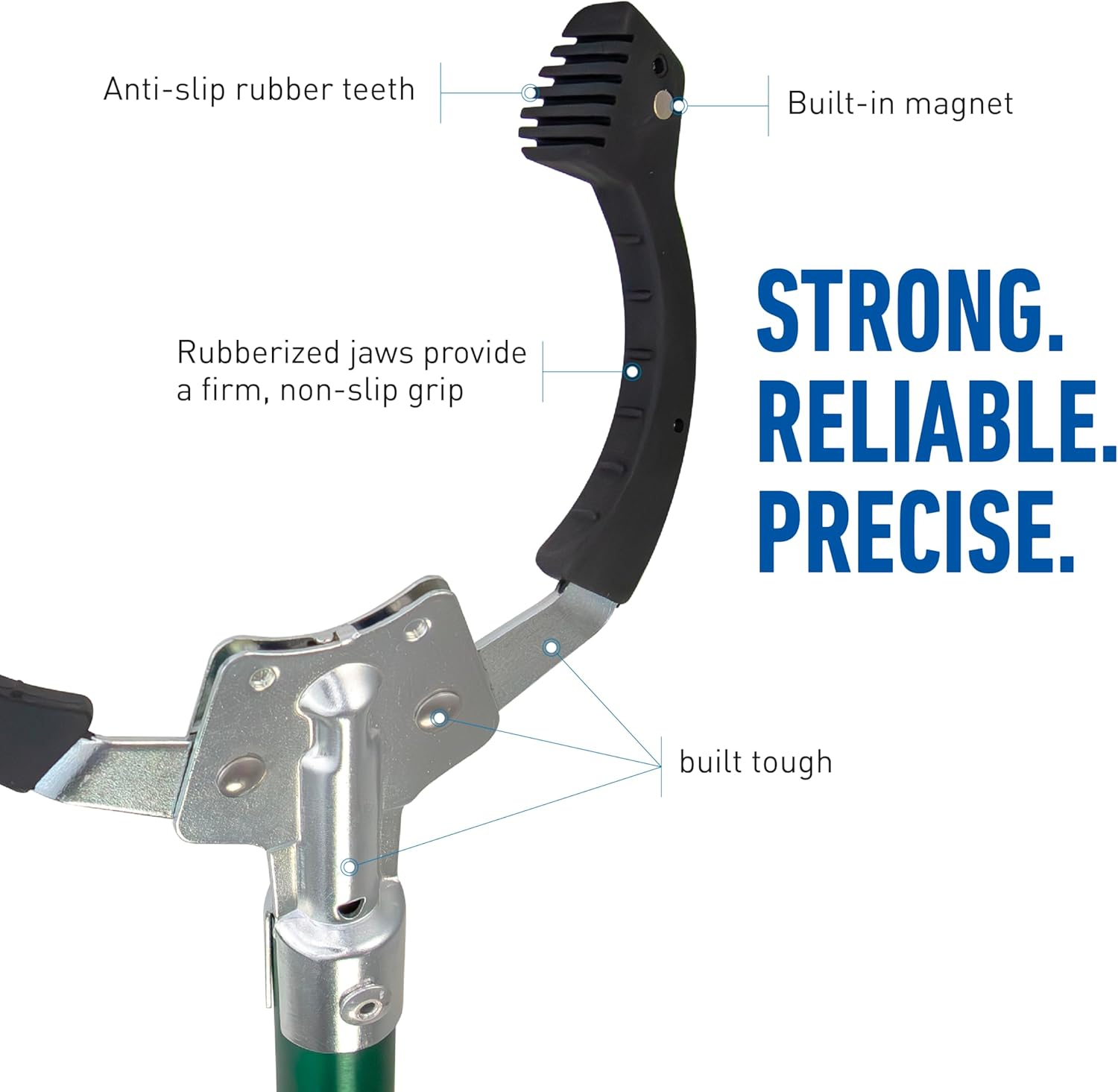 Professional 36” Nifty Nabber, 2 Count, Reacher Grabber Tool, Trash Picker Upper, Built-in Magnet and Ergonomic Grip