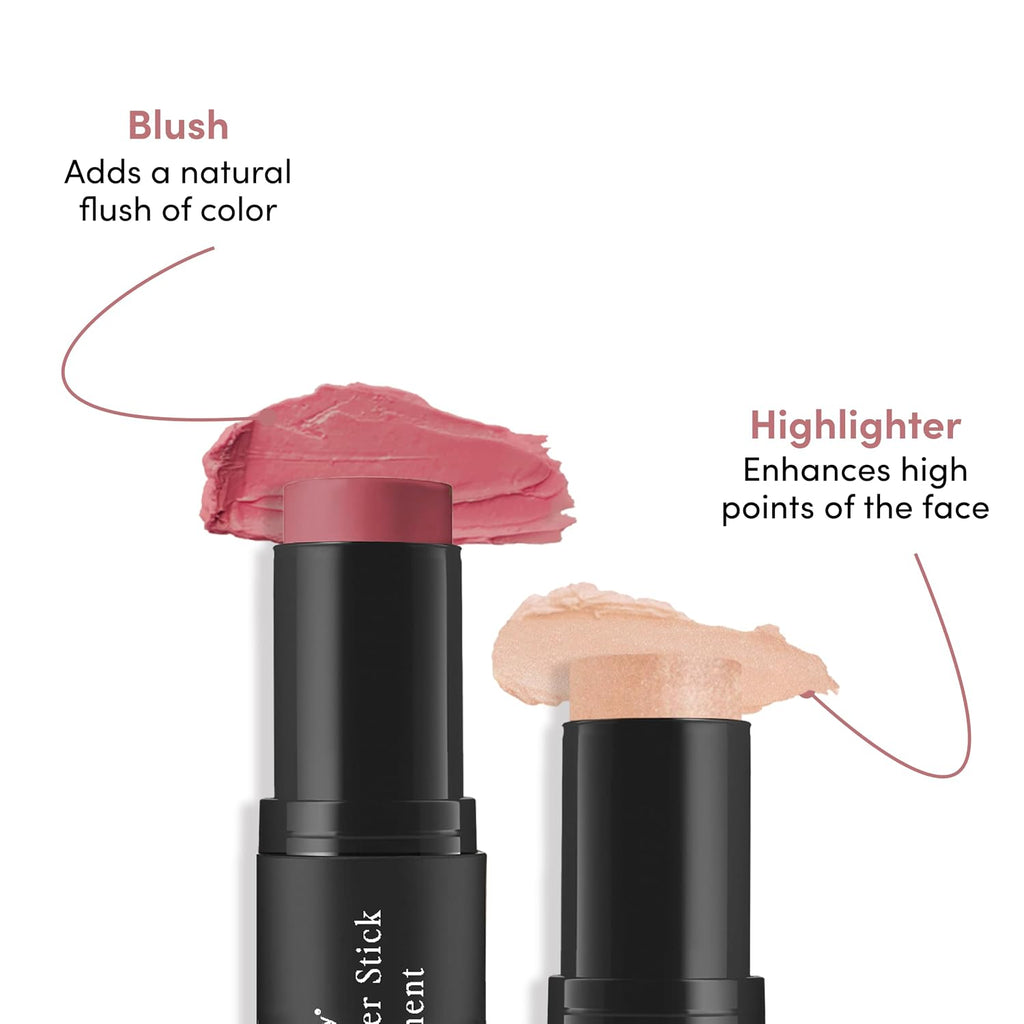 Billion Dollar Beauty Cream Blush Highlighter Stick Lightweight Makeup Duo