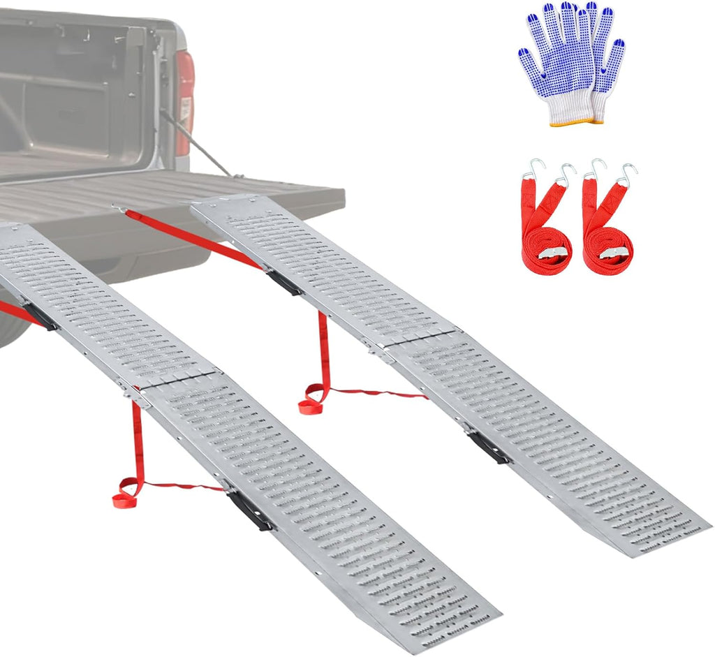 74" ATV Ramps 2-Pack, 880 lbs Loading Ramps for Pickup Trucks