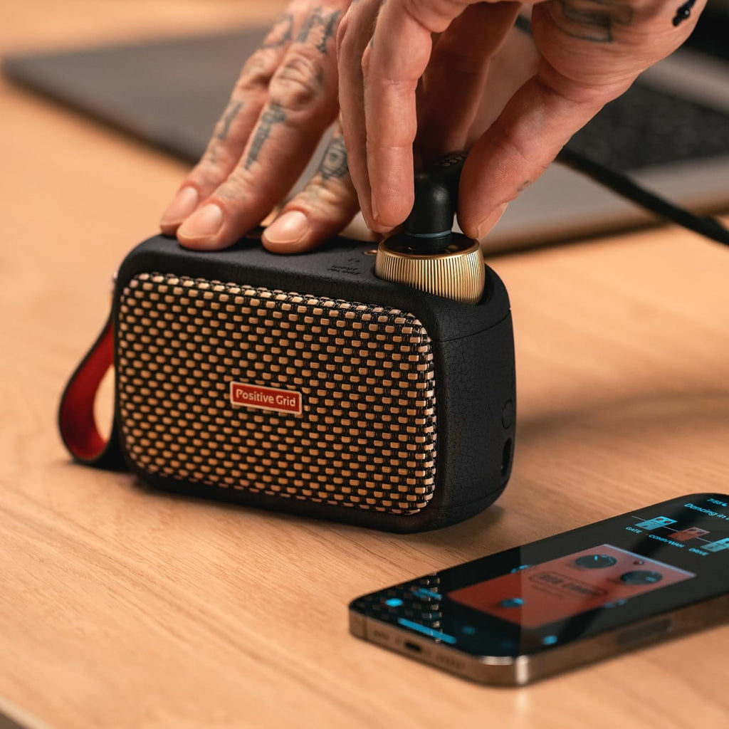 Spark GO 5W Ultra-Portable Smart Guitar Amp & Speaker | Ultra-portable amp & Bluetooth speaker in one. 33 amps, 43