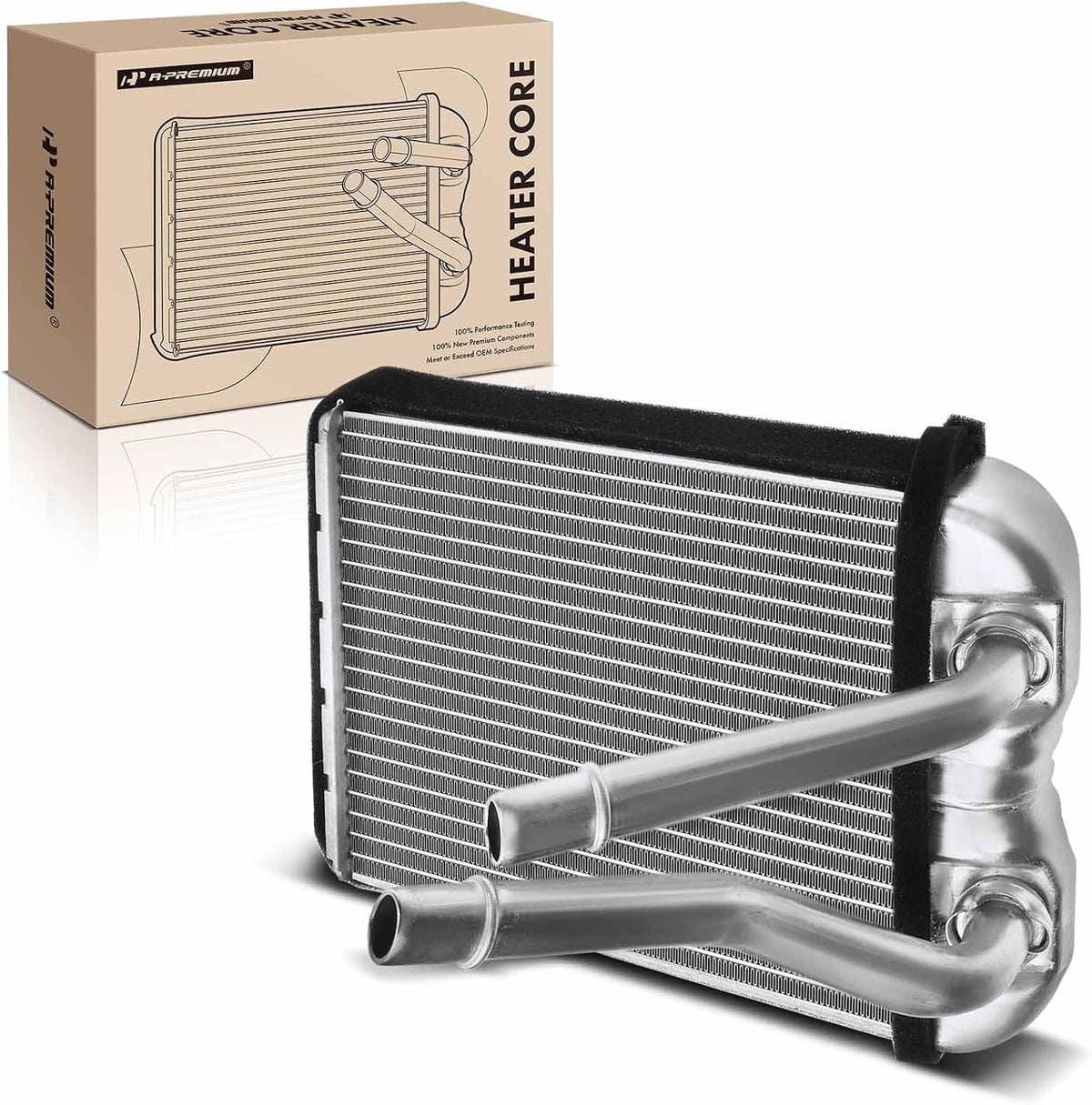 A-Premium HVAC Heater Core Compatible with Chevy GMC Cadillac & Hummer