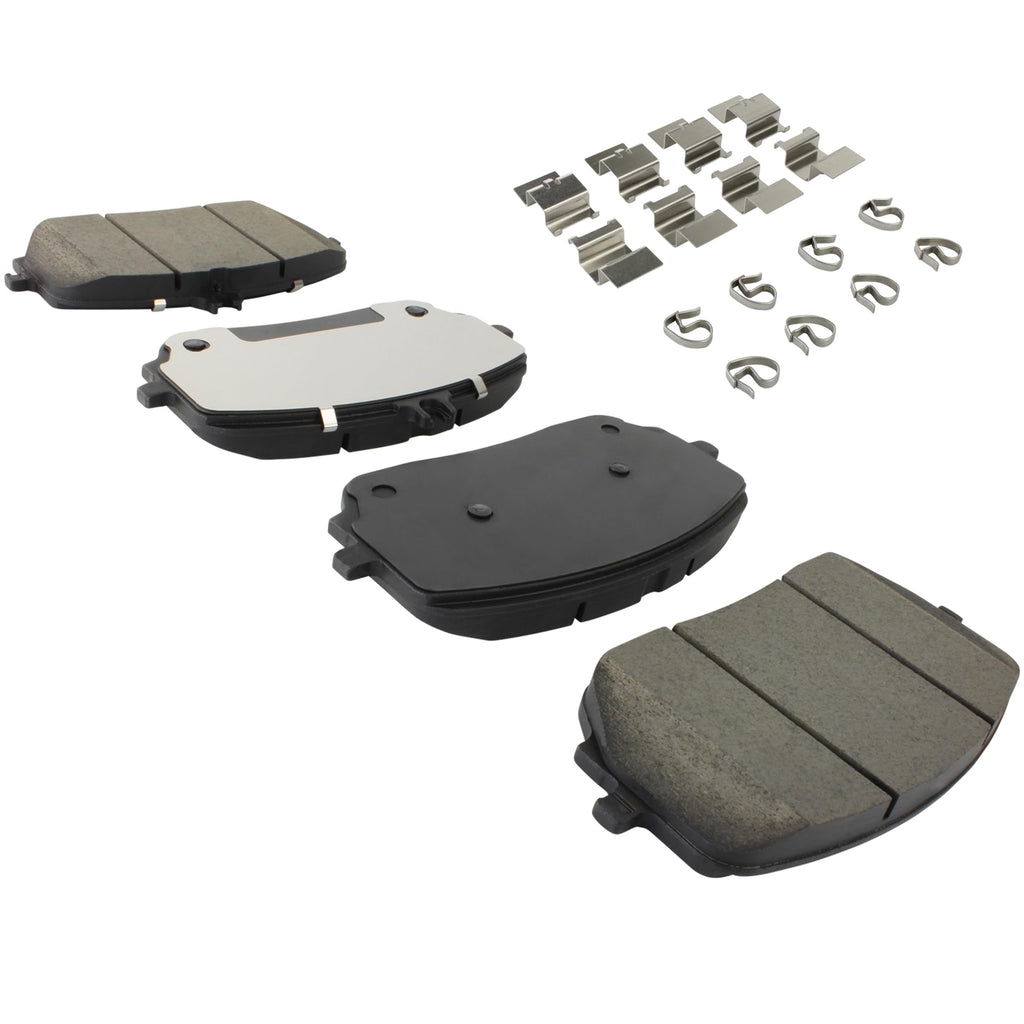 QUALITY-BUILT Black Series Ceramic Front Brake Pads w/Hardware BP2237C