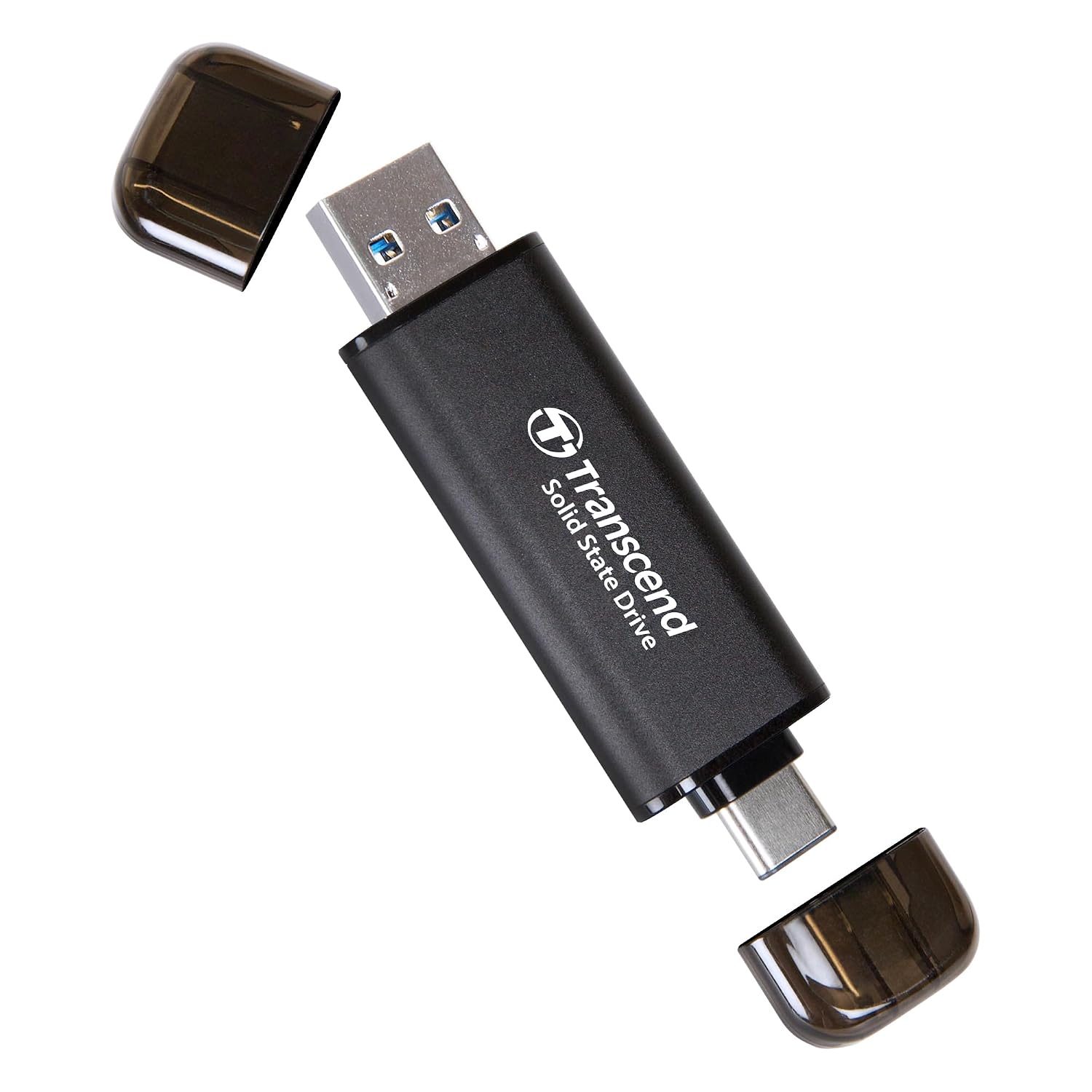 ESD310 512GB External SSD, Up to 1,050MB/s, Dual USB Flash Drive for iPhone/iPad/Mac/Windows, Android/Tablet/PC, USB