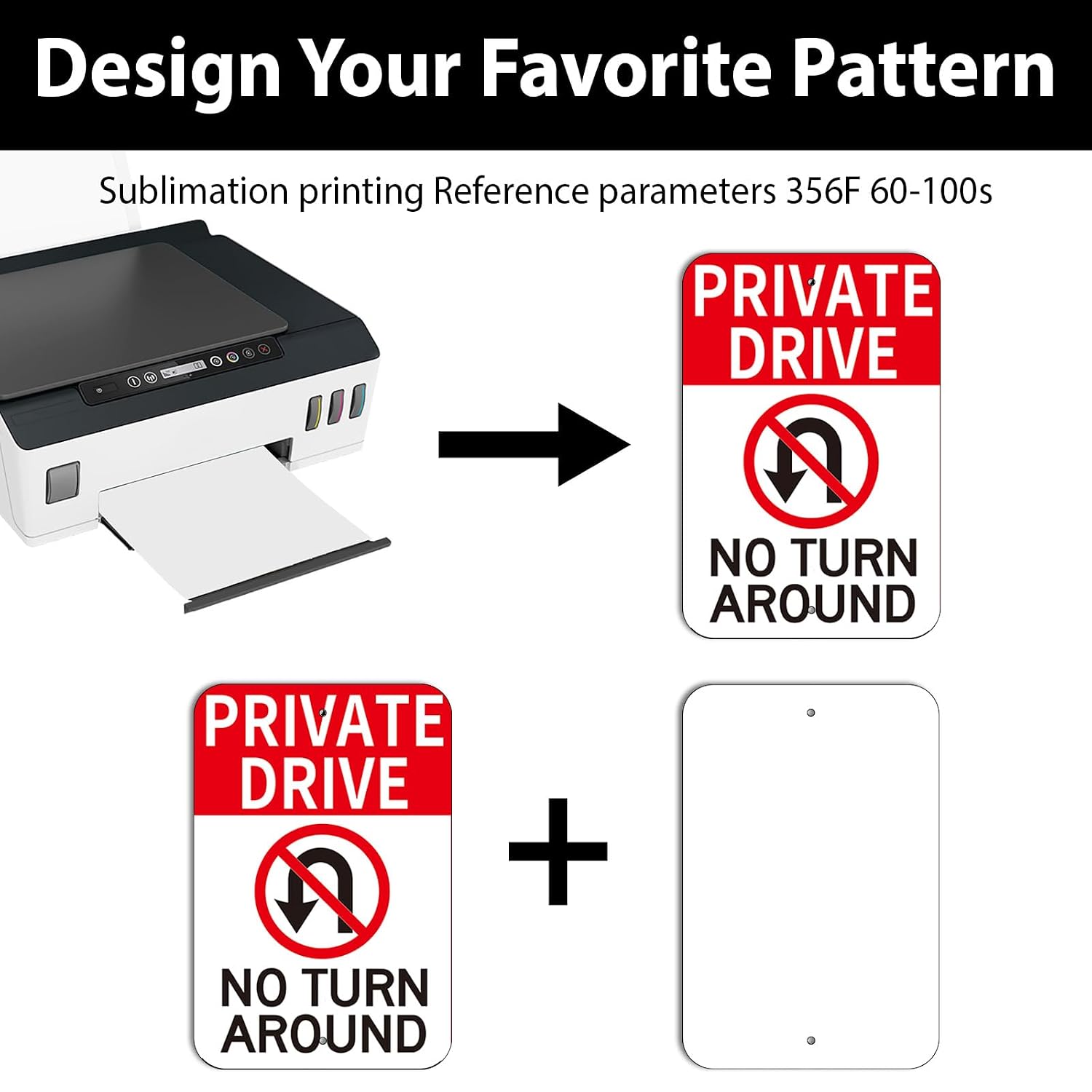 (5 Pack) White Metal Sign Blanks, 18” x 12” Rust Free Heavy Duty Aluminum Signs, Blank Sublimation Sign for Heat