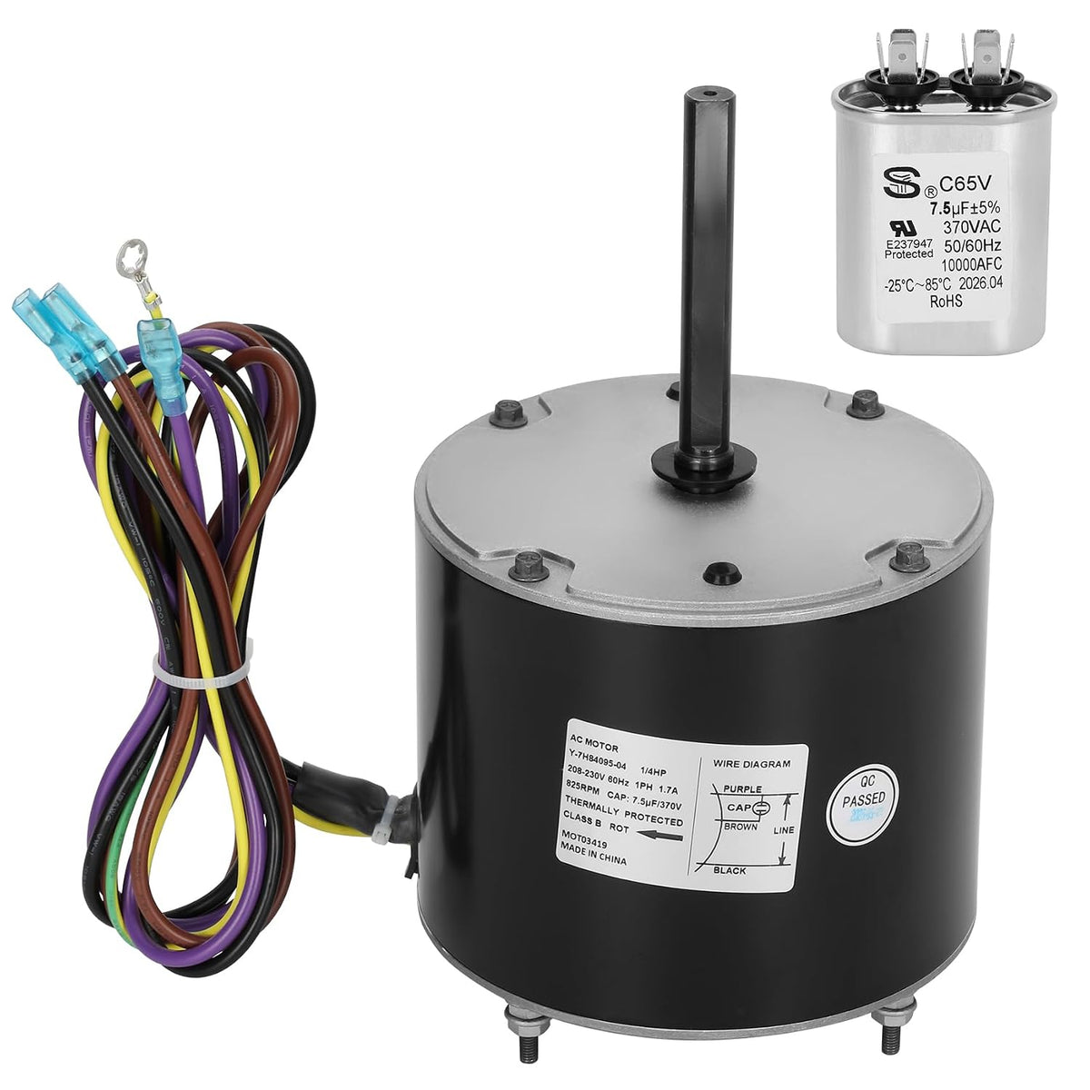 MOT03419 Condenser Fan Motor Replaces for Trane and American Standard