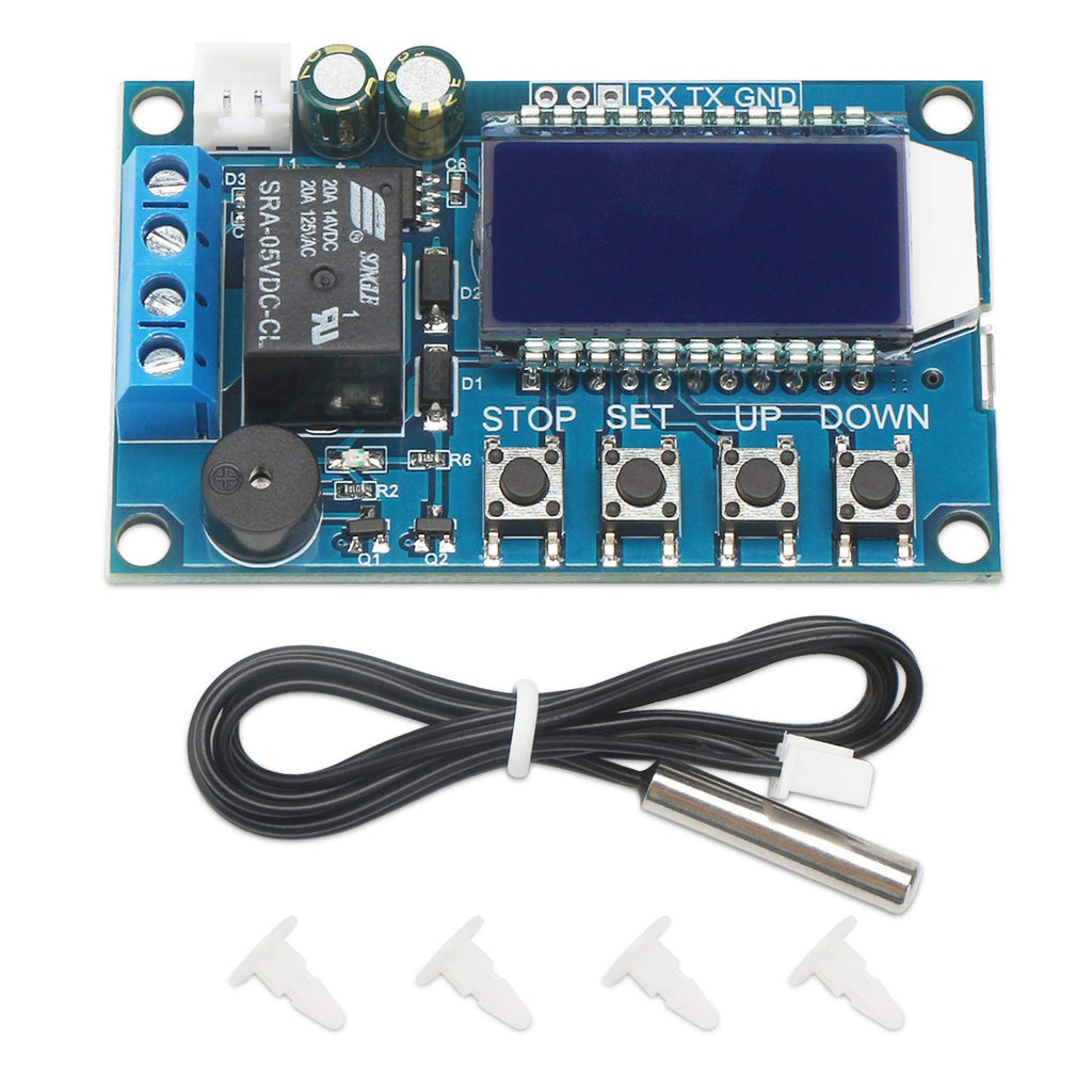 Electronic Thermostat Controller, DC 6-30V 24V Digital Temperature Control Board -50 to +110 Degree Celsius High