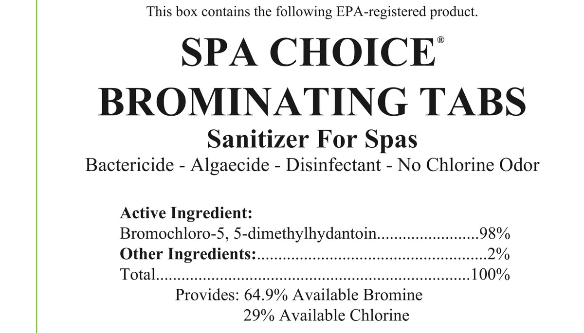 Premium Bromine Spa Kit, Made in USA