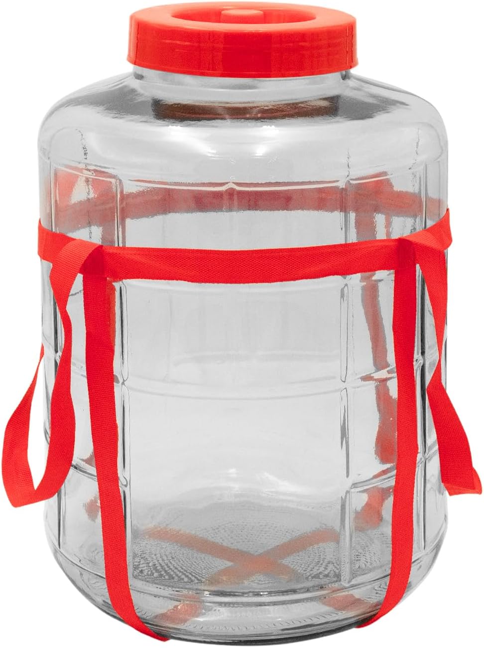 6.5 Gallon Wide Mouth Glass Carboy Fermenter Homebrew Beer & Wine Making