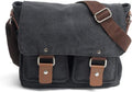 Waterproof Camera bag/Case, Vintage Canvase Leather Trim DSLR SLR Camera Shoulder Messenger Sling bag for for Nikon