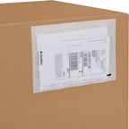 Side Opening Packing List Envelopes with Adhesive Backing, 2 Mil Thick, 10"L x 7"W, Clear, 500/Pack, Tamperproof